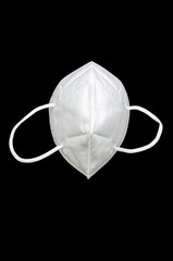 protective medical mask to protect against the virus, must be worn during the epidemic of the virus to prevent the spread of the disease - 402845502