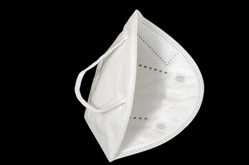 protective medical mask to protect against the virus, must be worn during the epidemic of the virus to prevent the spread of the disease - 402845527