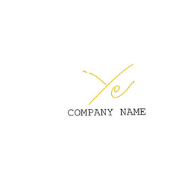Ye handwritten logo for identity