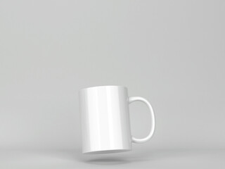 Blank ceramic mug mockup