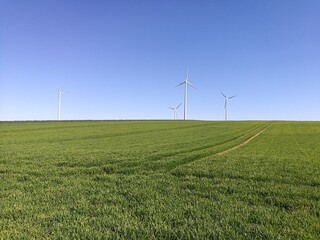 Windkraftanlagen - grüner Strom