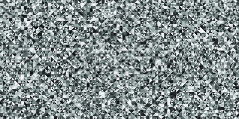 Monochrome dark geometric grid background Modern dark black abstract noise texture