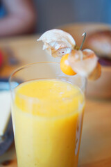 Smoothie in a glas.