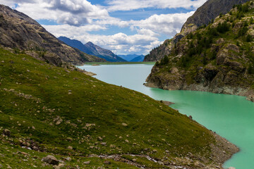 Alpe Gera lake from the other side of the valley 
