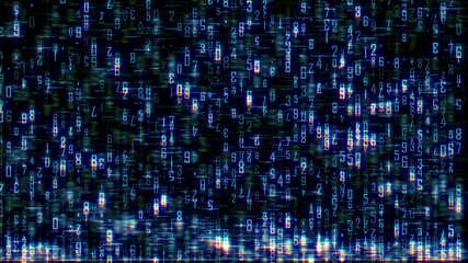 Abstract background, digital data matrix