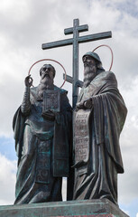 Cyril and Methodius monument in Kolomna, Russia - 402855951