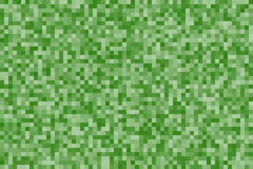 Fototapeta premium The concept of games background. Abstract square pixels template. Green seamless pixel background. Stock vector illustration.