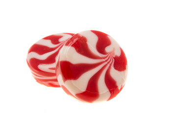 lollipops milky fruit isolated