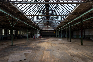 old abandoned hall, lost place