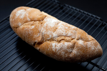 bread on a table