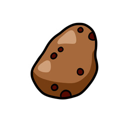 Stylized Cartoon Yummy Potato