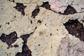 Old shabby plaster. Old wall texture.
