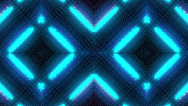 Neon Lights Panel Looped Video