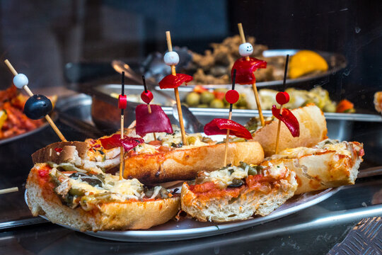 tapas in granada, andalusia, spain