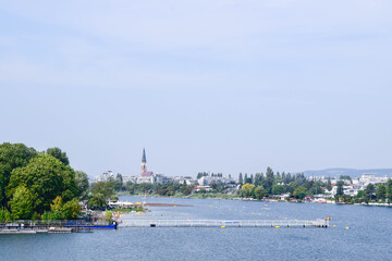 Fototapeta premium Austria widok na Dunaj 
