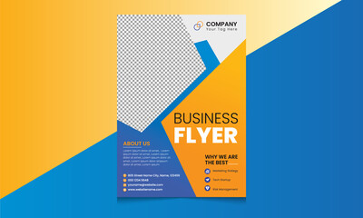 Template vector design for Flyer, Brochure, Corporate Presentation, Poster,
Annual Report, layout