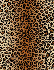 Texture of leopard style fabric. Animal print, leopard texture background