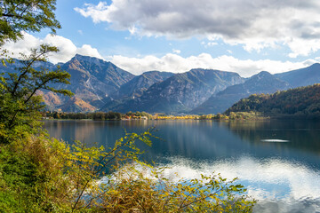 Autumn at Lake Levico, Trentino Alto Adige - Italy