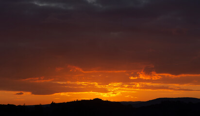 Red sky