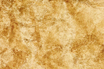 Parchment paper background. Coffee stains background. Brown splash texture. Burned letter structure. Brown antique rustic stained paper backdrop. Grunge spray brown stains. Ancient look.