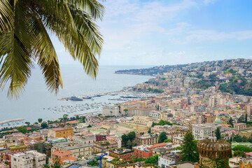 Obraz premium View of the coast of Naples, Italy.