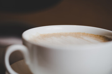 Coffee, cappuccino/latte and froth