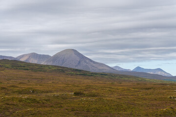 View over Beinn na Caillich on the Isle of Skye