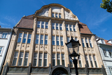 Facade of a historical building in Coburg
