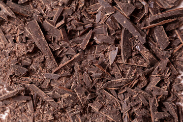 powder and chocolate