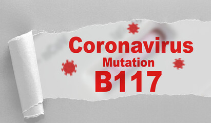 The UK Variant of corona virus B117 (VOC-202012/01) - dangerous because more infectious - Concept