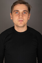 Fototapeta premium Caucasian handsome man portrait