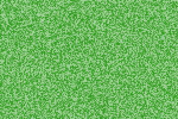 The concept of games background. Abstract square pixels template. Green seamless pixel background. Stock vector illustration.