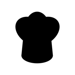 Chef hat icon isolated on white background