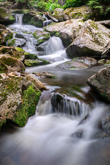 Waterfall in German Nationalpark Harz