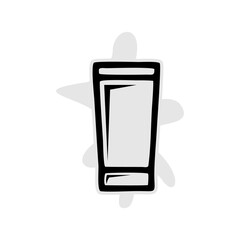 lotion icon isolated on white background from therapy collection.