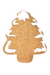 Gingerbread cookie in tree shape