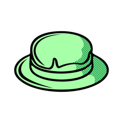 Vector of Cake icon in Circle line, iconic symbol inside a circle