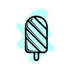 ice cream icon isolated on white background from gastronomy collection.