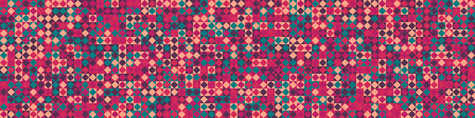 Abstract Geometric Pattern generative computational art illustration