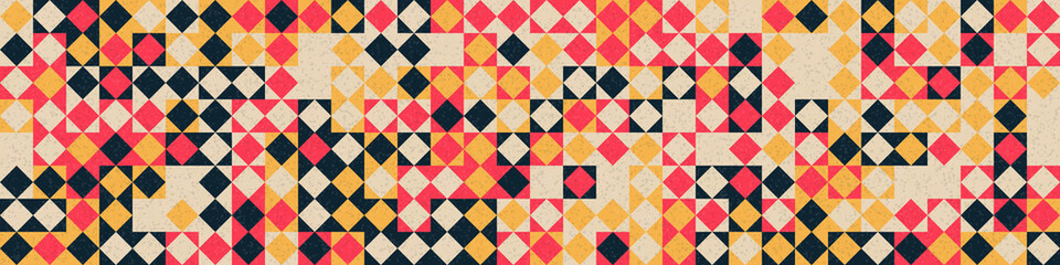 Abstract Geometric Pattern generative computational art illustration