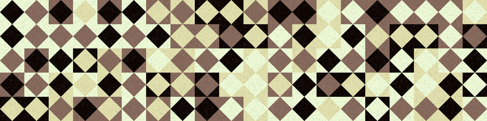 Abstract Geometric Pattern generative computational art illustration