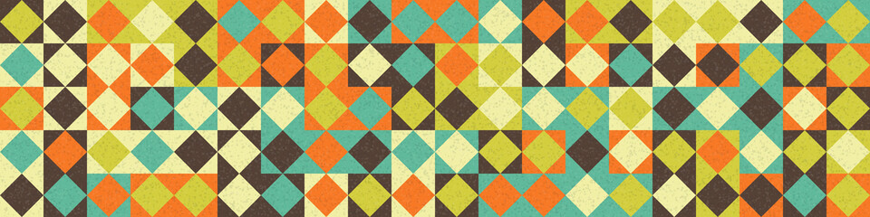 Abstract Geometric Pattern generative computational art illustration