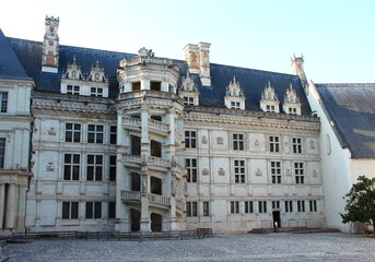 Fototapeta na wymiar Château de Blois : aile François 1er