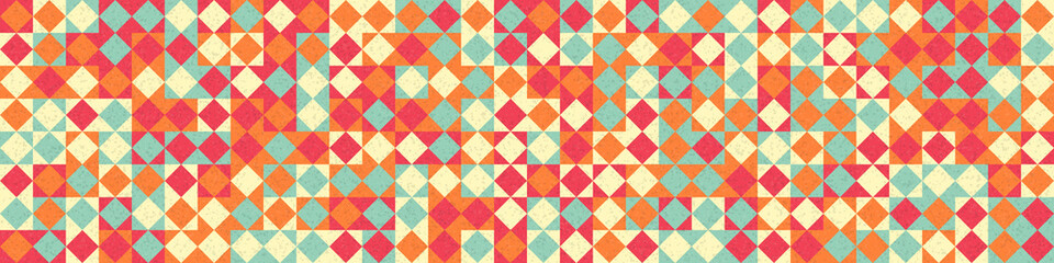 Fototapeta premium Abstract Geometric Pattern generative computational art illustration