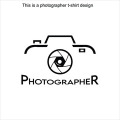 This is a photographer t-shirt design