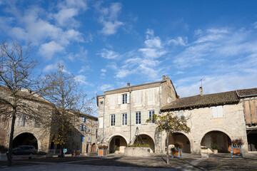 Fototapeta premium Village de Castelsagrat, Tarn-et-Garonne, France