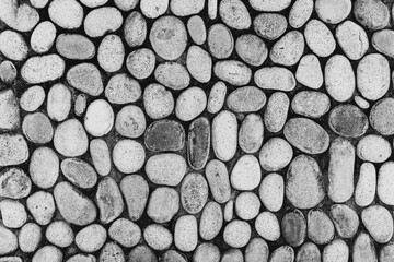 black and white stone wall background