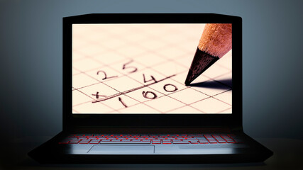 take online math lessons with computers