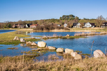 Ortsansicht Middelhagen auf der Insel Rügen