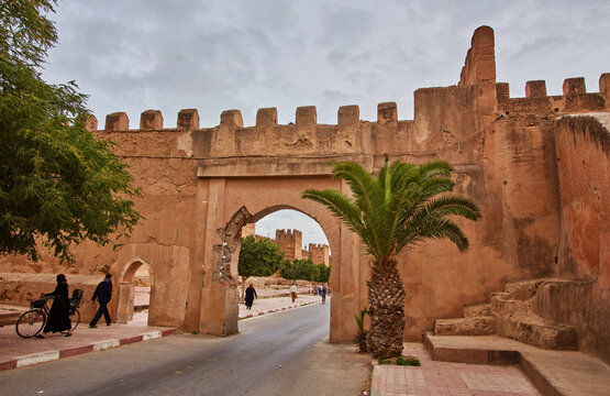 Fortress wall in the city of Taroudant